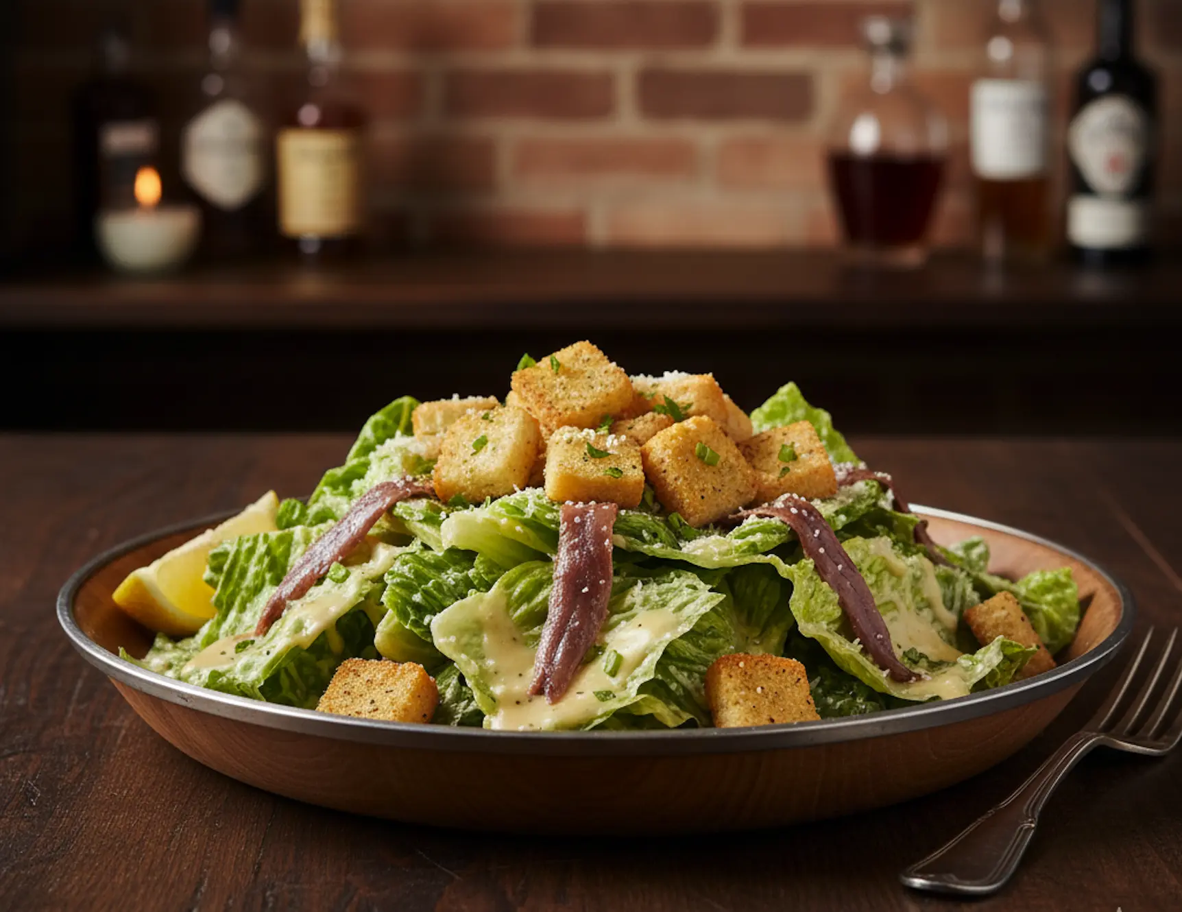 Caesar Salad - Fresh salad at Colonial Pub & Grill Saskatoon